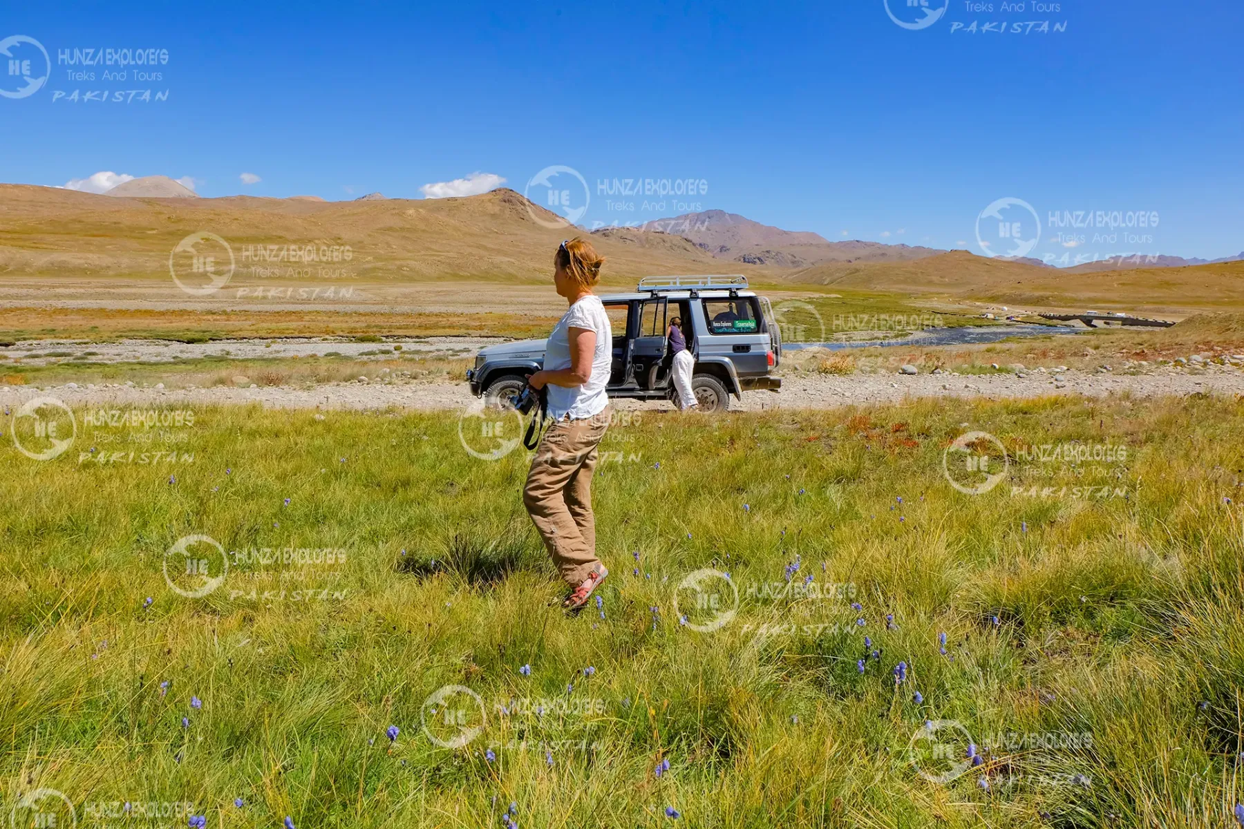 Open grassland on the Deosai Plains