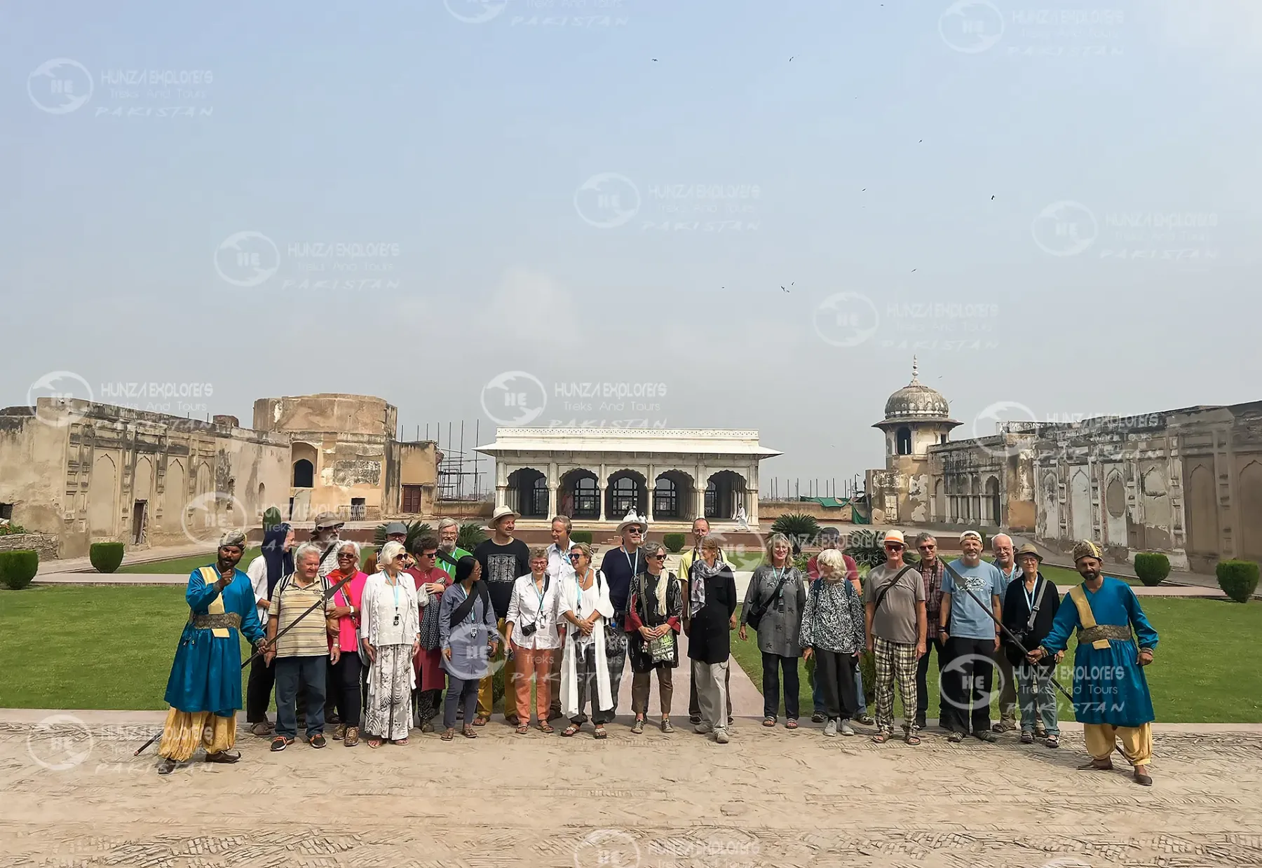 Visitors at Lahore Fort in the Walled City of Lahore